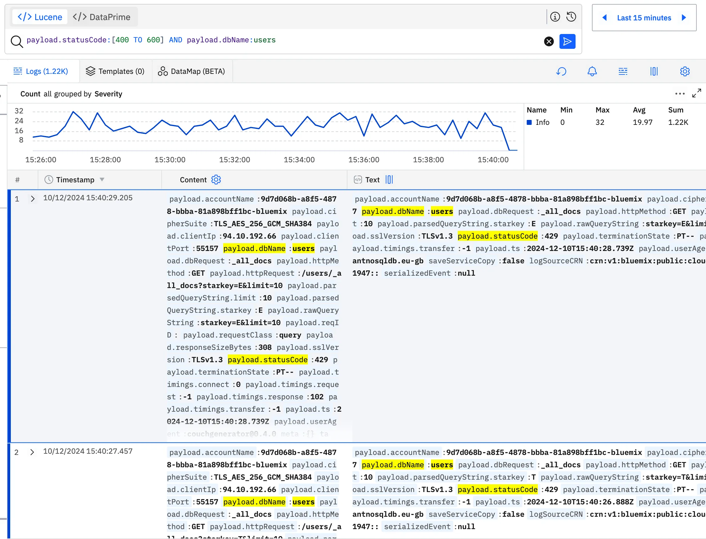 querying with Lucene